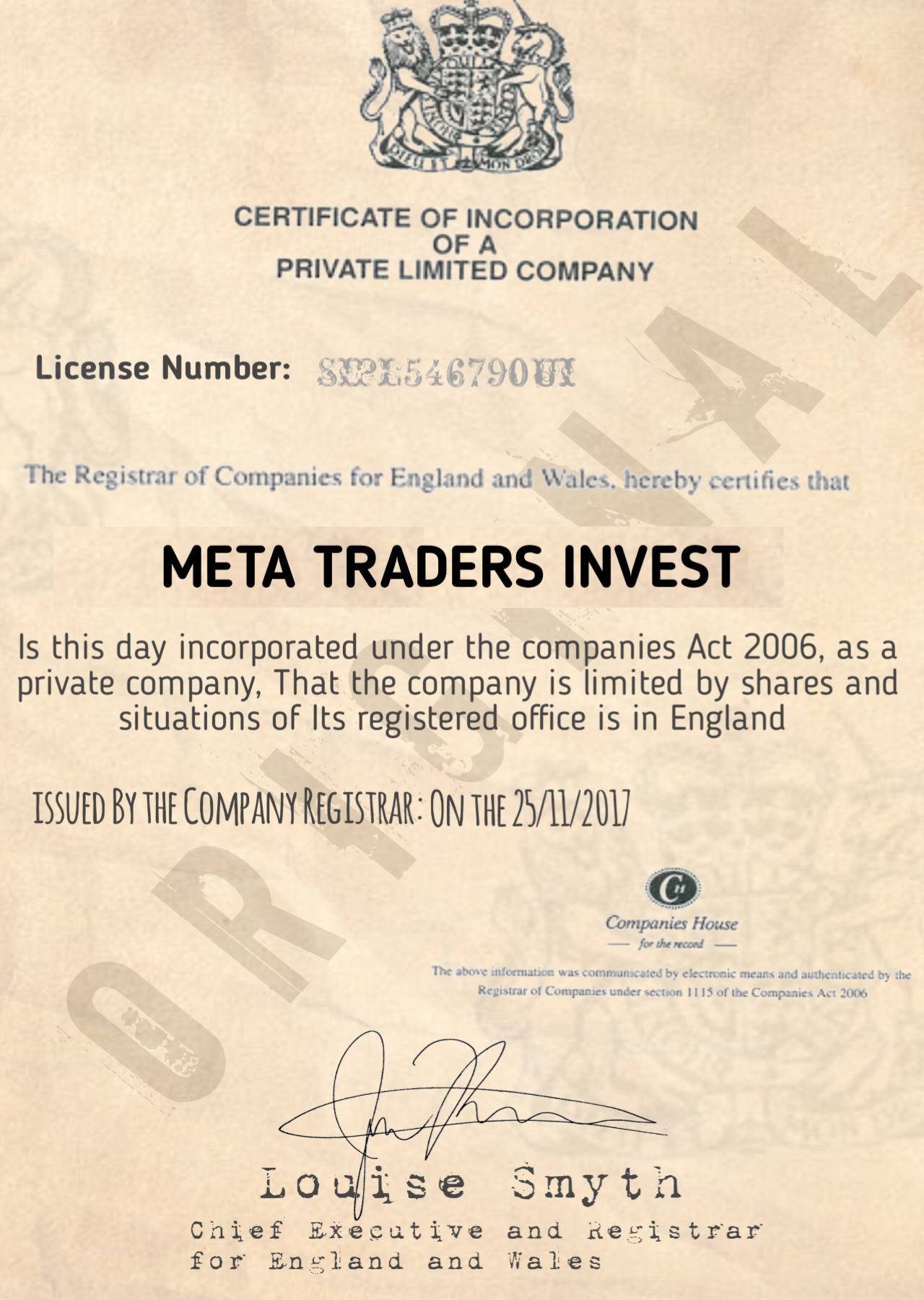 Meta traders invest   CERTIFICATE